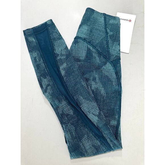 Lululemon Train Times Pant 25" Green Full-On Luxtreme Size 2 - Picture 7 of 11